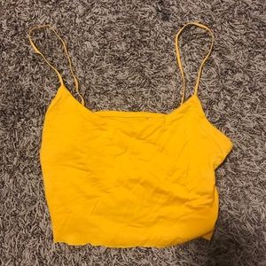yellow pacsun tank top